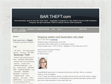 Tablet Screenshot of bartheft.com